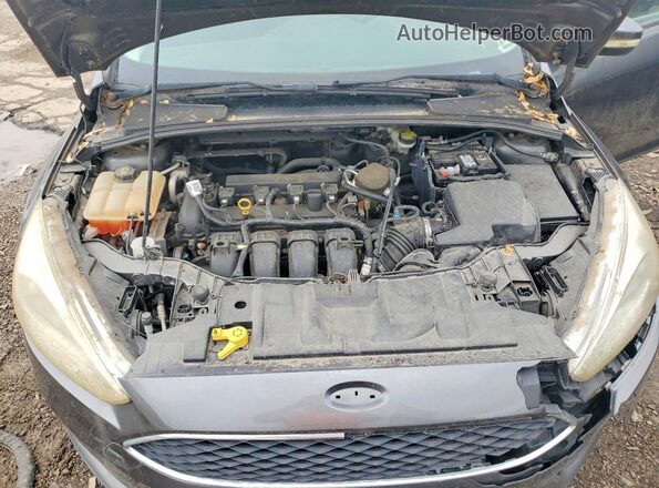 1FADP3F24GL208467 2016 FORD FOCUS Серый Вид задней части салона