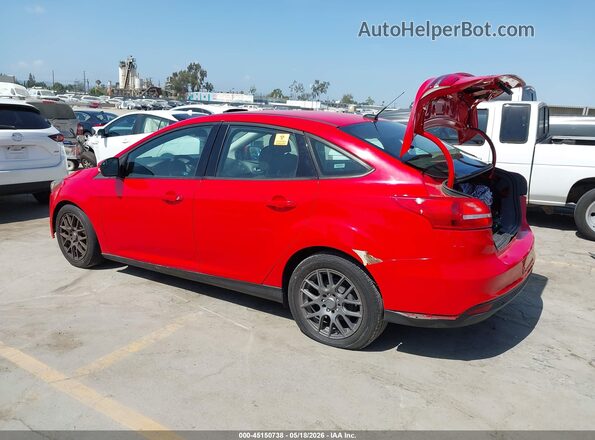 1FADP3F24GL272587 2016 FORD FOCUS Красный Задняя левая четверть