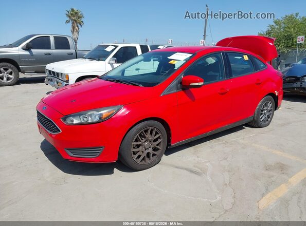 1FADP3F24GL272587 2016 FORD FOCUS Красный Передняя левая четверть