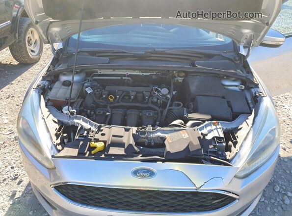 1FADP3F24GL330777 2016 FORD FOCUS Silver Widok wnętrza z tyłu
