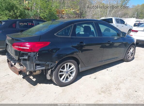 1FADP3F24GL348485 2016 FORD FOCUS Черный Задняя правая четверть