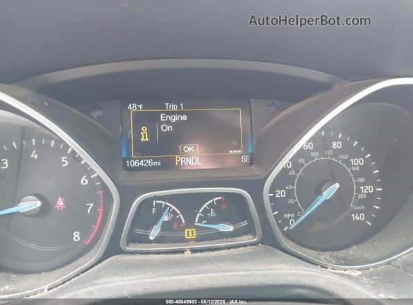 1FADP3F24GL379882 2016 FORD FOCUS Черный Вид задних сидений