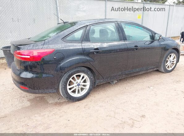 1FADP3F24GL379882 2016 FORD FOCUS Черный Задняя правая четверть