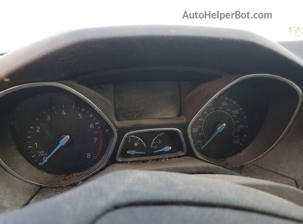 1FADP3F24GL391403 2016 FORD FOCUS Серый Вид щитка приборов