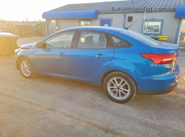 1FADP3F24HL203111 2017 FORD FOCUS Blue Tył lewy