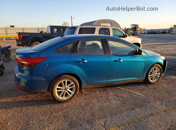 1FADP3F24HL203111 2017 FORD FOCUS Blue Tył prawy
