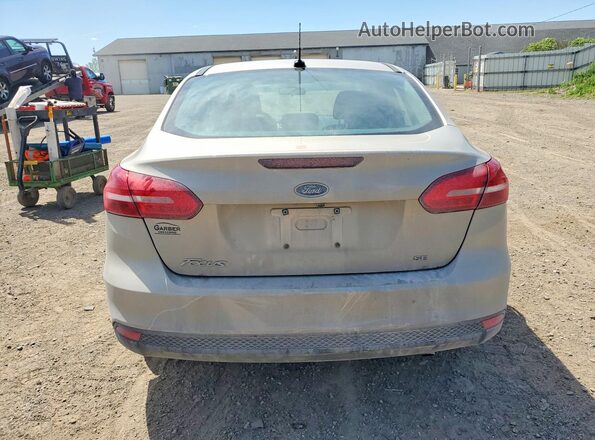 1FADP3F24HL275829 2017 FORD FOCUS Tan Widok z tyłu