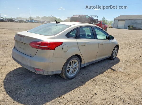 1FADP3F24HL275829 2017 FORD FOCUS Tan Tył prawy