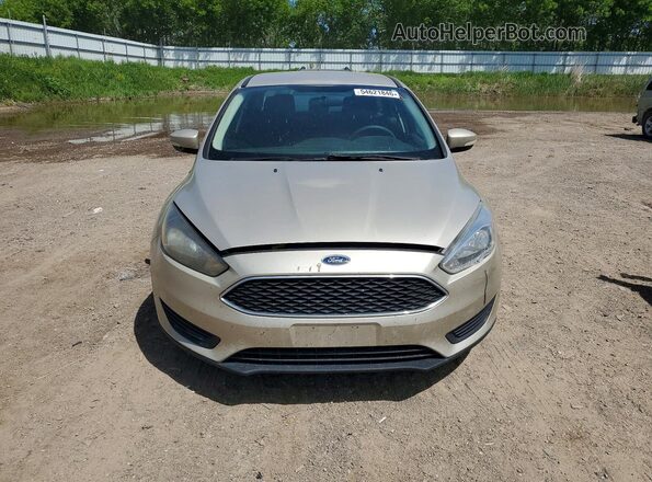 1FADP3F24HL275829 2017 FORD FOCUS Tan Widok z przodu