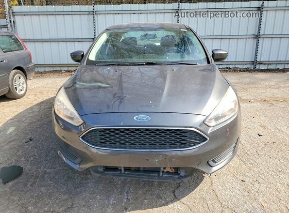 1FADP3F24JL207195 2018 FORD FOCUS Угольный Вид спереди
