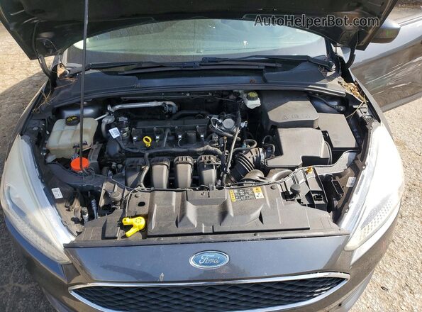 1FADP3F24JL207195 2018 FORD FOCUS Угольный Вид задней части салона
