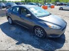 2018 Ford Focus Se Gray vin: 1FADP3F24JL252587