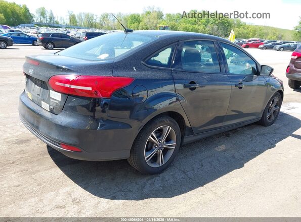 1FADP3F24JL309368 2018 FORD FOCUS Черный Задняя правая четверть