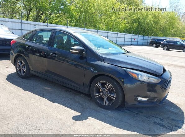 1FADP3F24JL309368 2018 FORD FOCUS Черный Передняя правая четверть