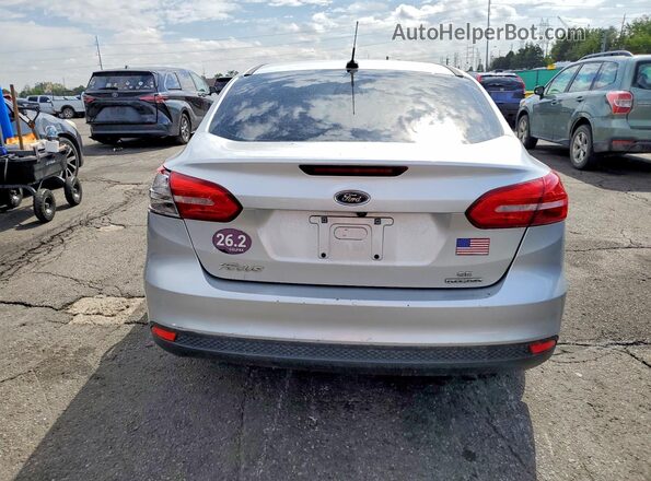 1FADP3F25GL205304 2016 FORD FOCUS Silver Rear view