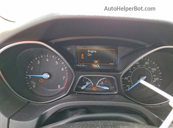 1FADP3F25GL205304 2016 FORD FOCUS Silver Instrument cluster view