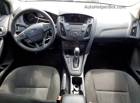 1FADP3F25GL205304 2016 FORD FOCUS Silver Dashboard view
