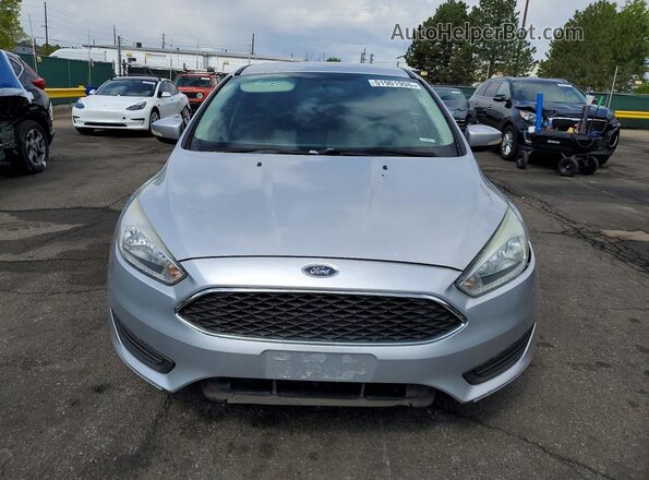 1FADP3F25GL205304 2016 FORD FOCUS Silver Front view