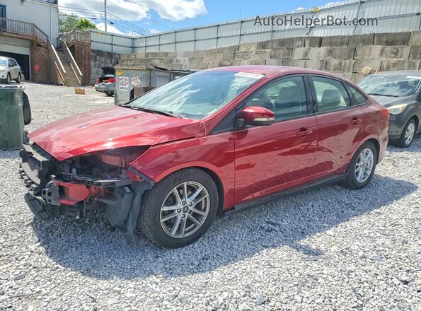 1FADP3F25GL229473 2016 FORD FOCUS Красный Передняя левая четверть