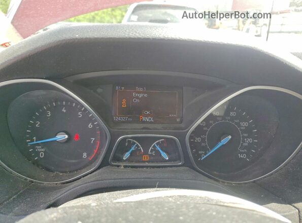 1FADP3F25GL229473 2016 FORD FOCUS Красный Вид щитка приборов