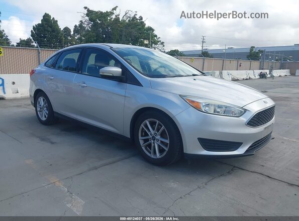 1FADP3F25GL279211 2016 FORD FOCUS Серебряный Передняя правая четверть