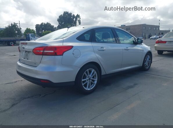 1FADP3F25GL279211 2016 FORD FOCUS Серебряный Задняя правая четверть