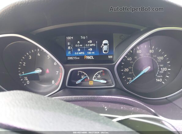 1FADP3F25HL253497 2017 FORD FOCUS Черный Вид задних сидений