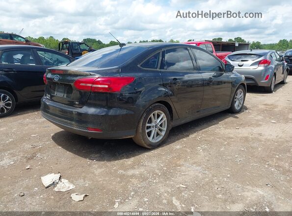 1FADP3F25HL253497 2017 FORD FOCUS Черный Задняя правая четверть