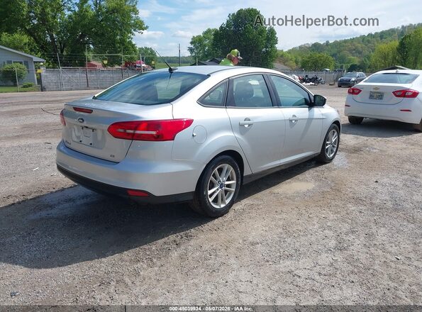 1FADP3F25JL235183 2018 FORD FOCUS Серебряный Задняя правая четверть