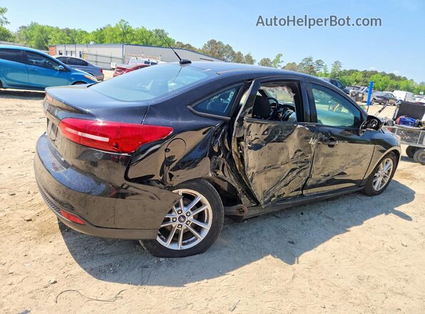 1FADP3F26GL218787 2016 FORD FOCUS Черный Задняя правая четверть
