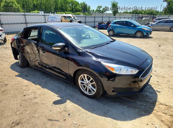 1FADP3F26GL218787 2016 FORD FOCUS Черный Передняя правая четверть