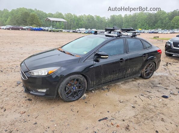 1FADP3F26GL237002 2016 FORD FOCUS Черный Передняя левая четверть