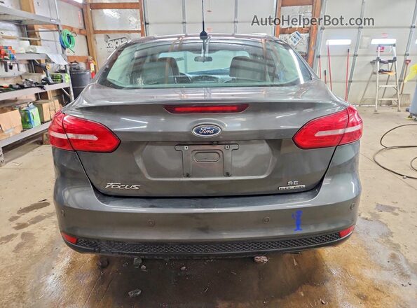 1FADP3F26GL299029 2016 FORD FOCUS Gray Widok z tyłu