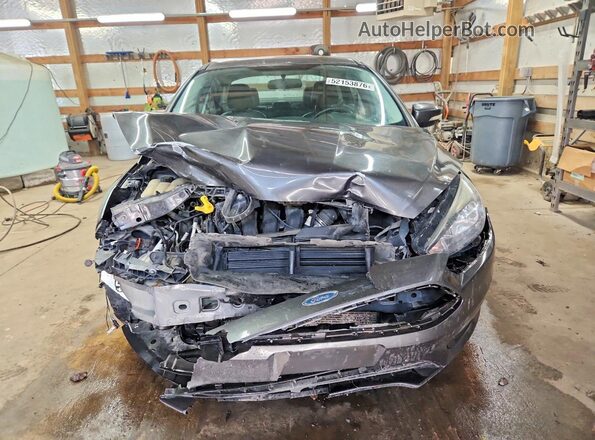 1FADP3F26GL299029 2016 FORD FOCUS Gray Widok z przodu