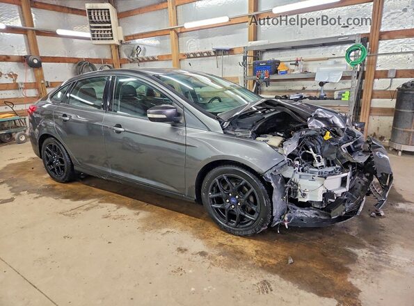 1FADP3F26GL299029 2016 FORD FOCUS Gray Przód prawy