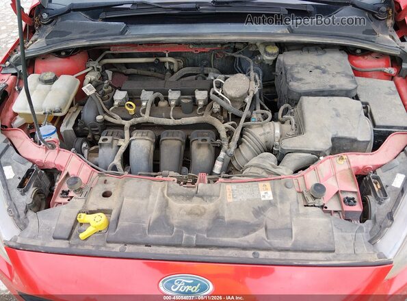 1FADP3F26GL302723 2016 FORD FOCUS Красный Вид сзади