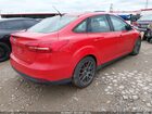 2016 Ford Focus Se Красный vin: 1FADP3F26GL302723