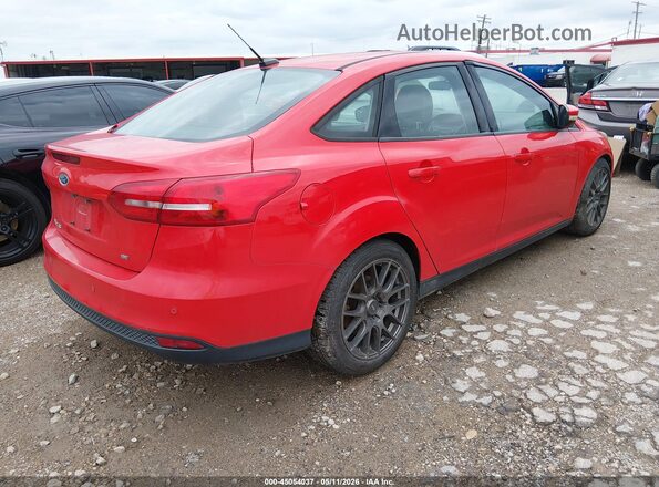 1FADP3F26GL302723 2016 FORD FOCUS Красный Задняя правая четверть