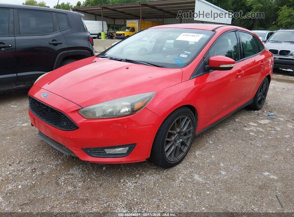 1FADP3F26GL302723 2016 FORD FOCUS Красный Передняя левая четверть