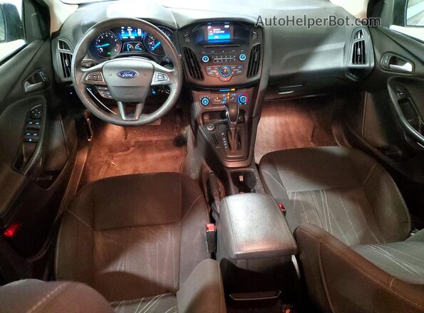 1FADP3F26HL293555 2017 FORD FOCUS Черный Вид панели приборов