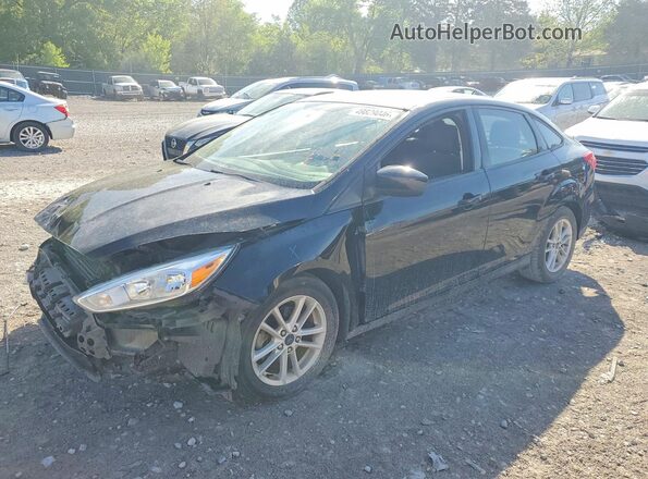 1FADP3F26JL266815 2018 FORD FOCUS Черный Передняя левая четверть