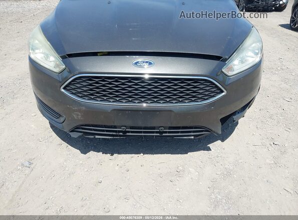 1FADP3F26JL272890 2018 FORD FOCUS Gray Вид спереду