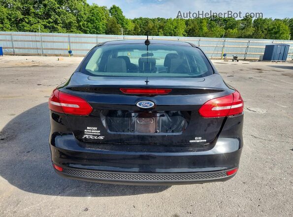 1FADP3F27GL229099 2016 FORD FOCUS Черный Вид сзади