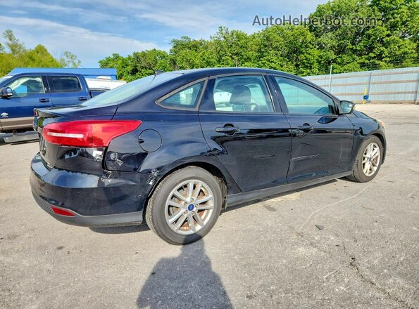 1FADP3F27GL229099 2016 FORD FOCUS Черный Задняя правая четверть