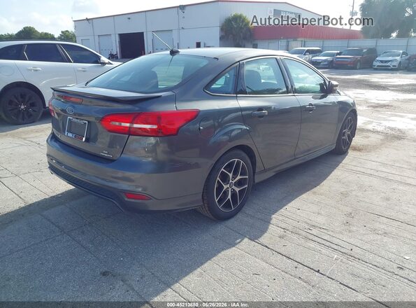 1FADP3F27GL296754 2016 FORD FOCUS Серый Задняя правая четверть