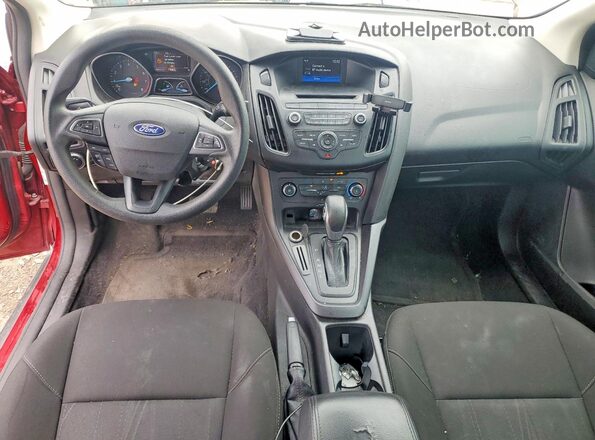 1FADP3F27HL242968 2017 FORD FOCUS Красный Вид панели приборов