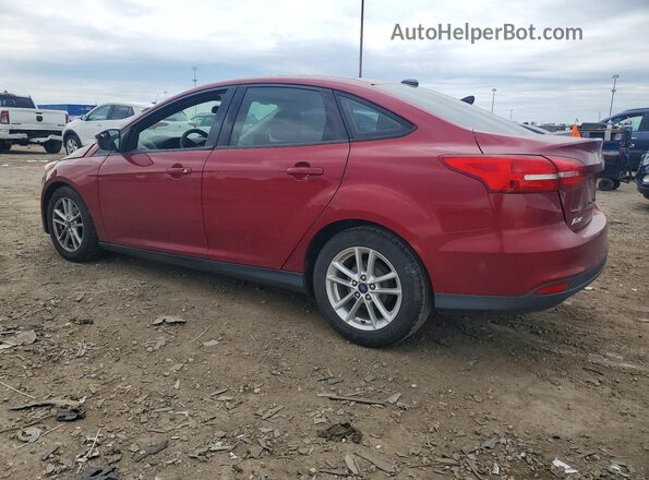 1FADP3F27HL242968 2017 FORD FOCUS Красный Задняя левая четверть