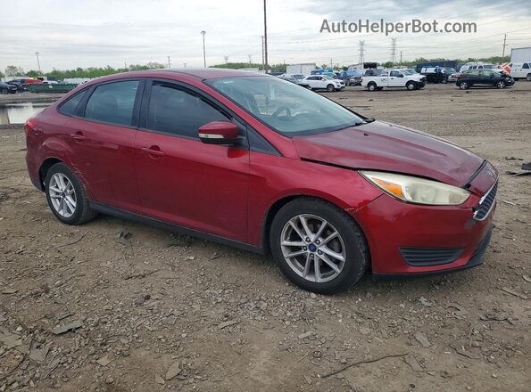 1FADP3F27HL242968 2017 FORD FOCUS Красный Передняя правая четверть