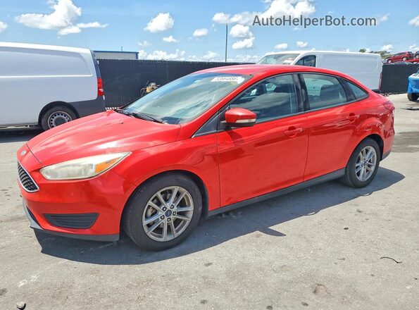 1FADP3F27HL327423 2017 FORD FOCUS Красный Передняя левая четверть