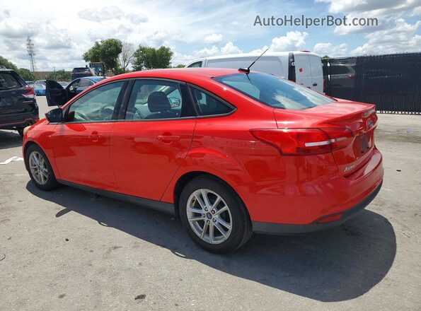 1FADP3F27HL327423 2017 FORD FOCUS Красный Задняя левая четверть